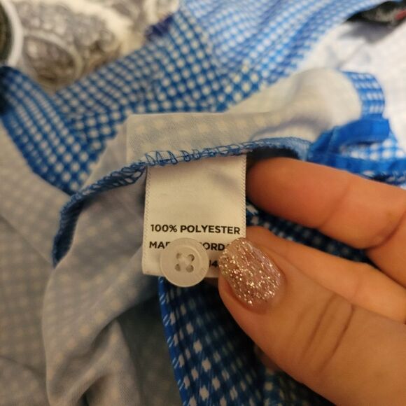 Walter Hagen Essentials Blue Golf Polo - Picture 6 of 7